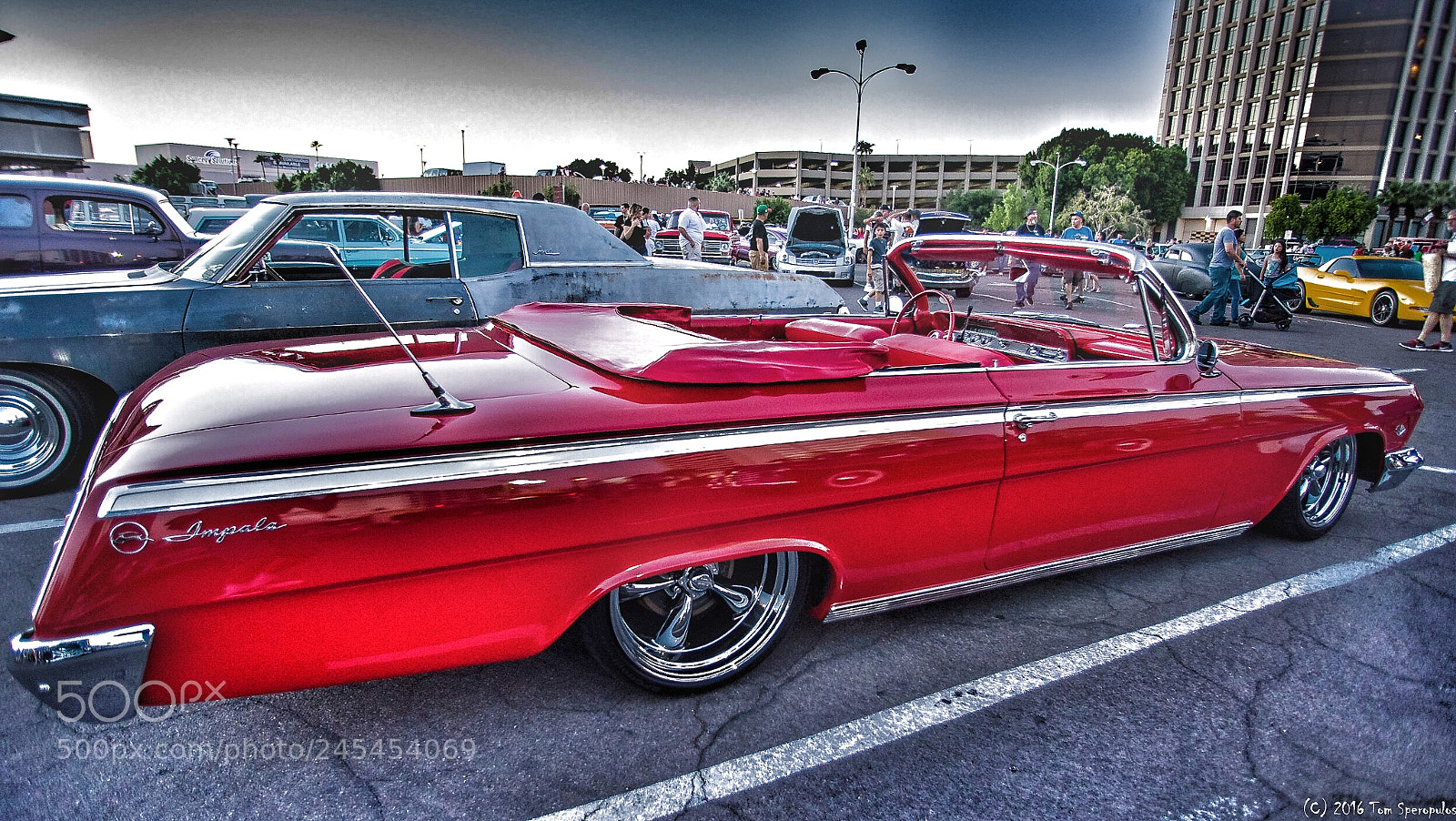 Nikon D810 sample photo. Chevy convertable photography