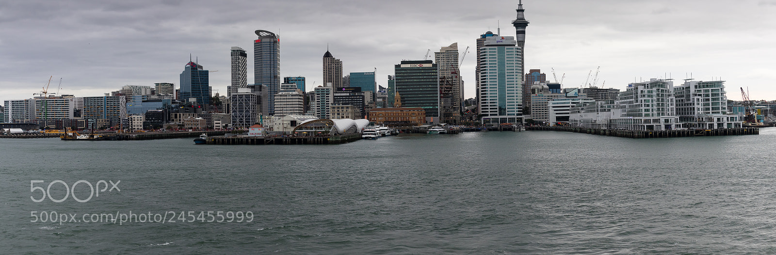 Canon EOS M5 sample photo. Auckland downtown pano photography