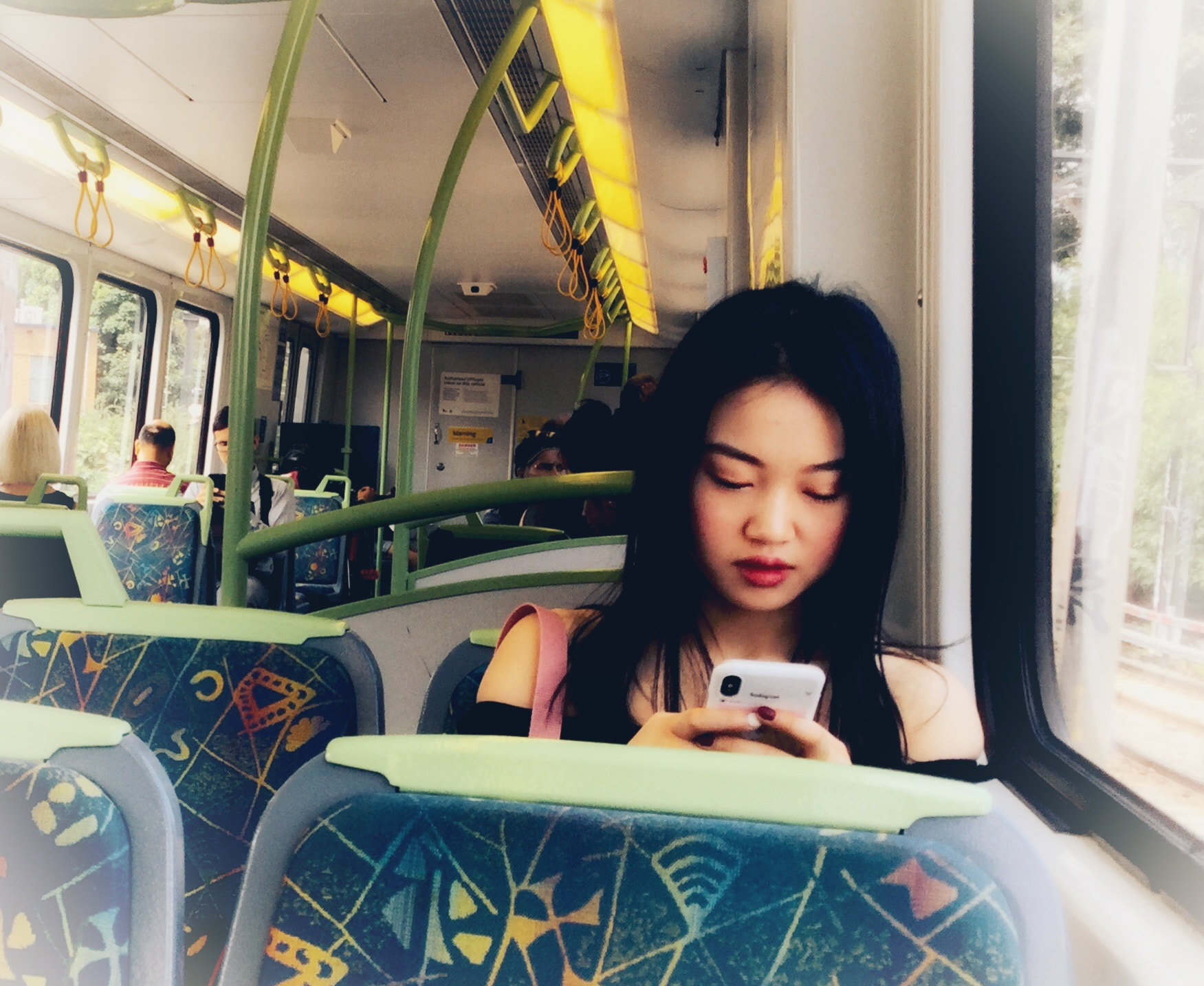 Apple iPad mini 4 sample photo. Train travel, melbourne. photography