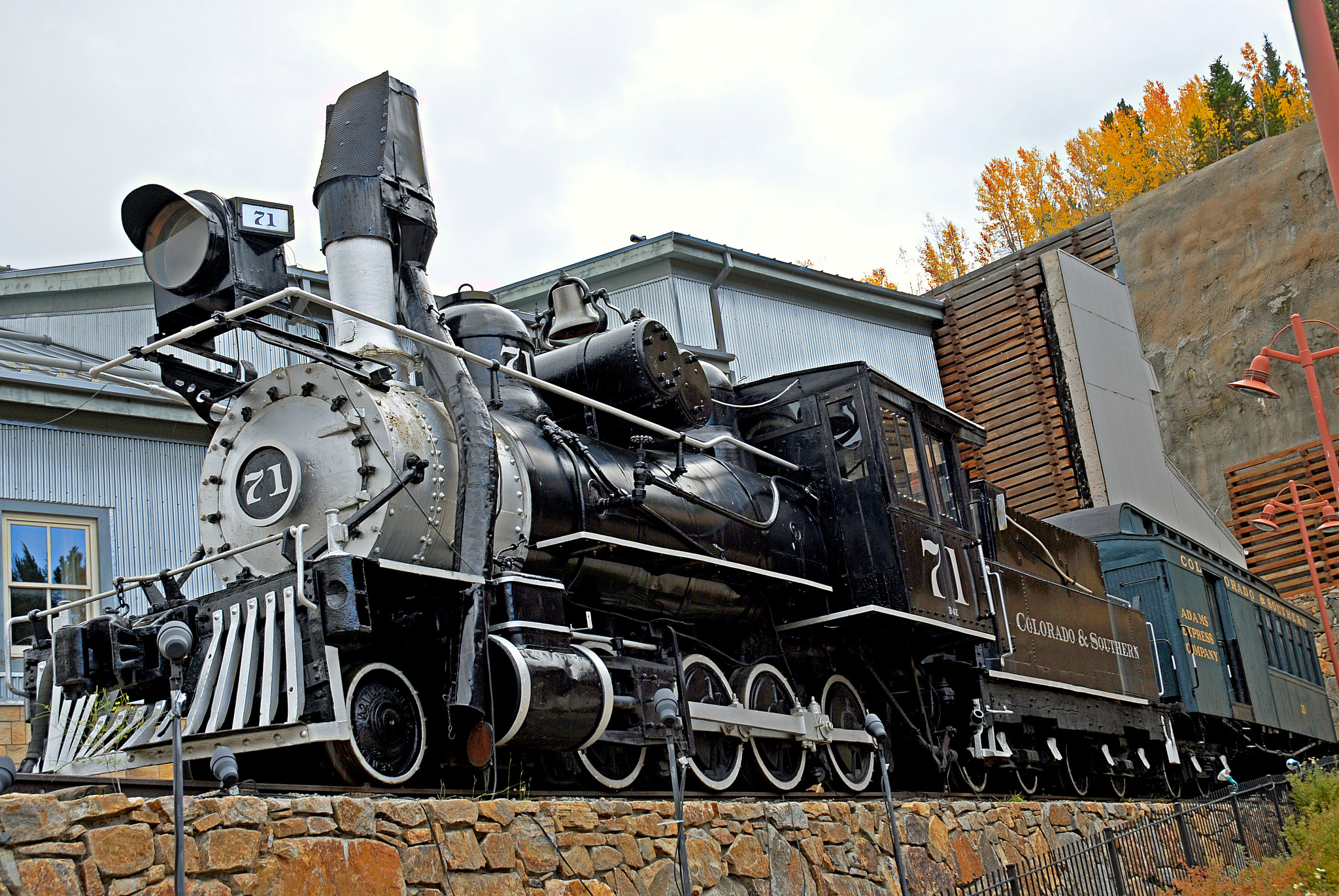 Nikon D200 sample photo. Central city locomotive photography