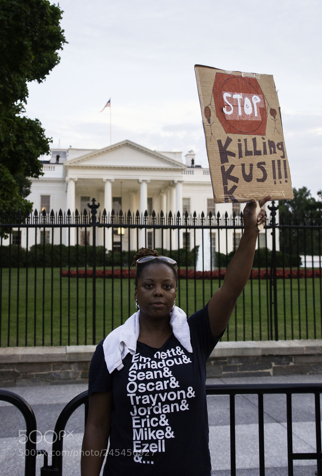 Nikon D90 sample photo. Rally against police brutality photography
