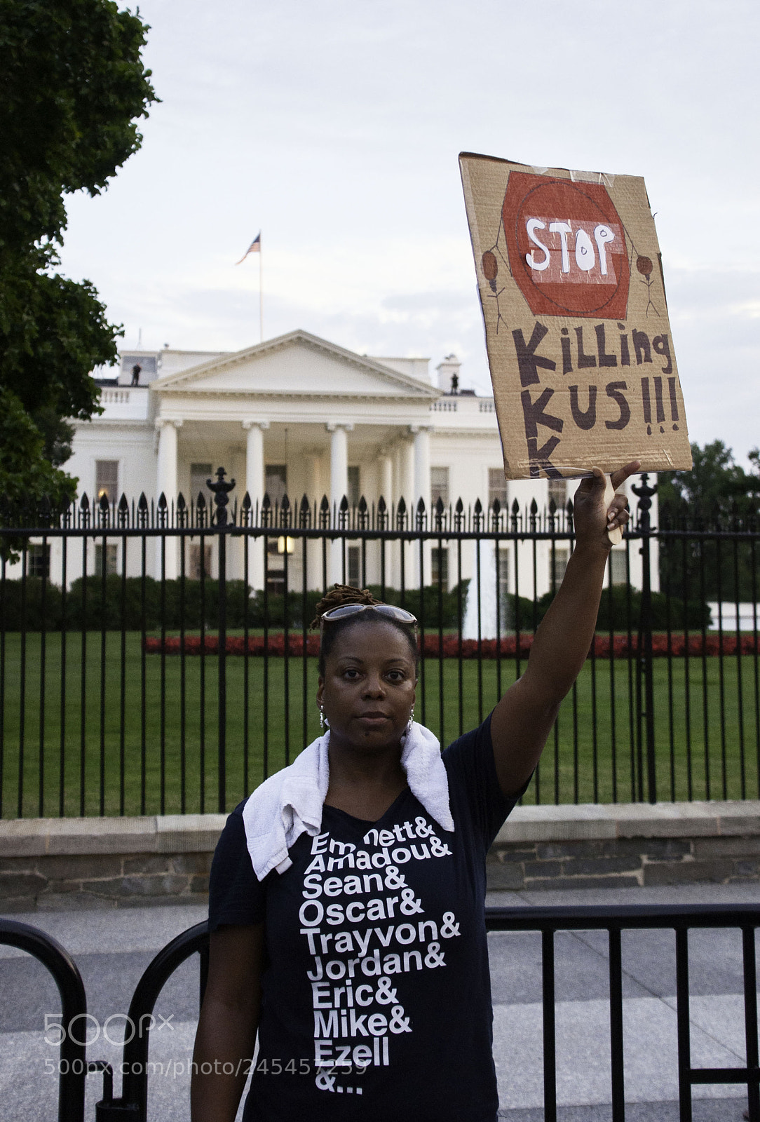 Nikon D90 sample photo. Rally against police brutality photography