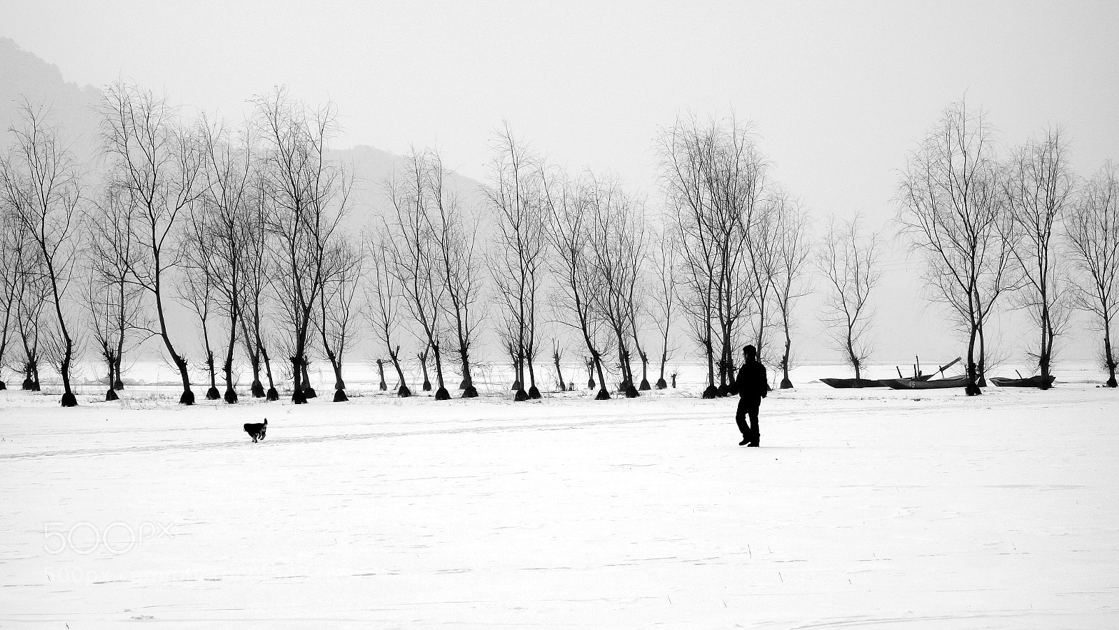 Sony Cyber-shot DSC-RX100 sample photo. Walk in the snow photography