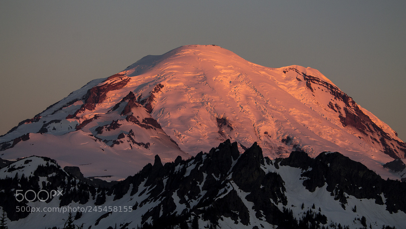Canon EOS 1100D (EOS Rebel T3 / EOS Kiss X50) sample photo. Mount rainier sunrise photography