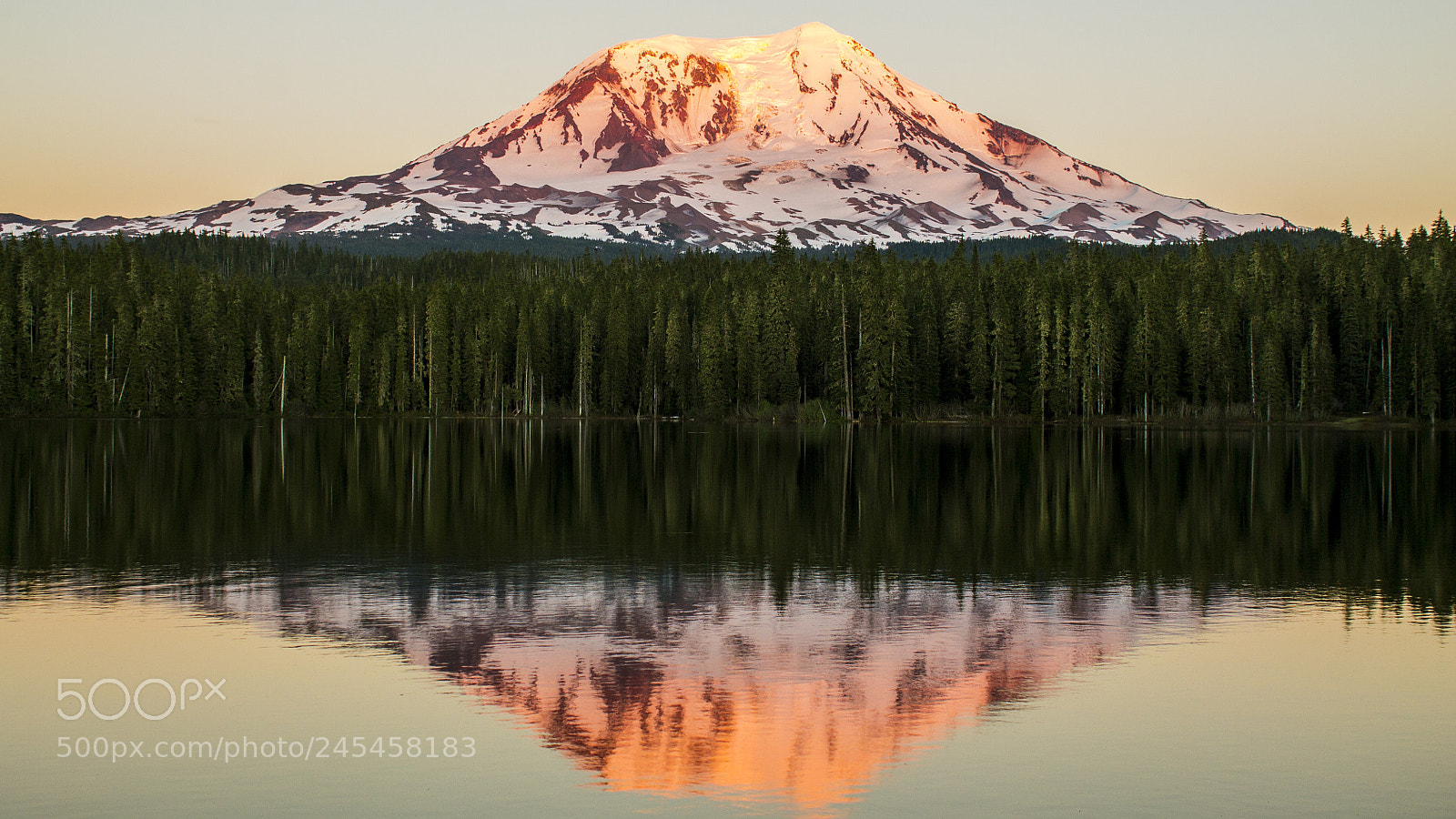 Canon EOS 1100D (EOS Rebel T3 / EOS Kiss X50) sample photo. Mount adams at sunset photography