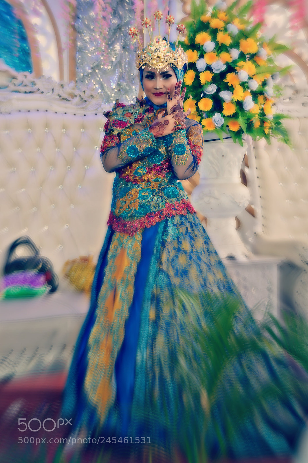 Nikon D3200 sample photo. Bride and her hena photography