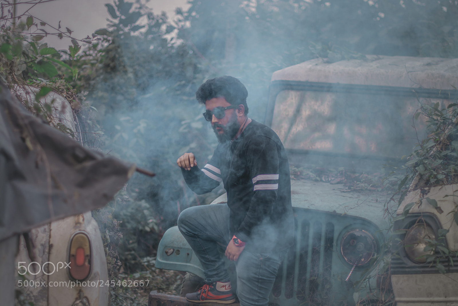 Nikon D5200 sample photo. Smoke is like our photography