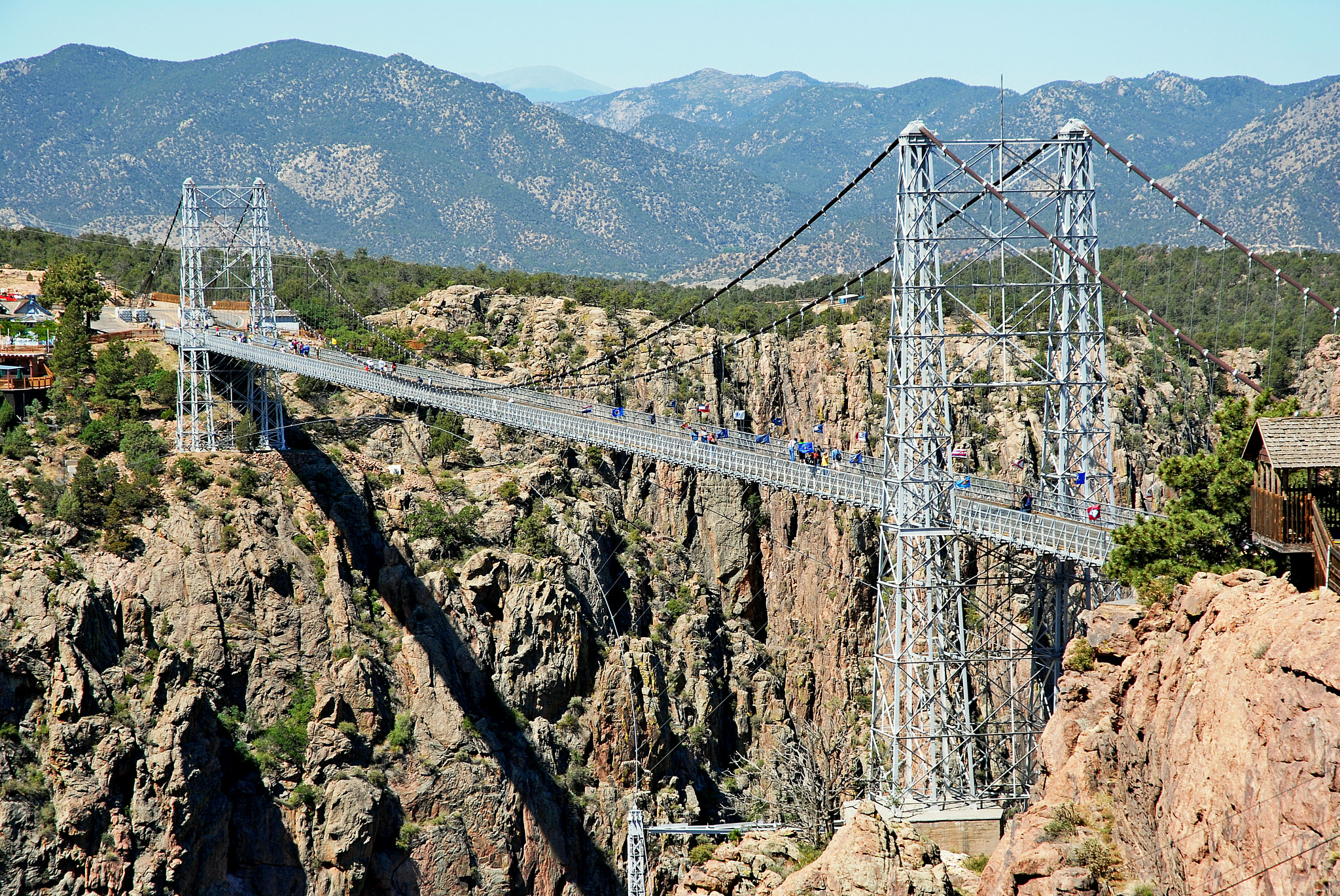 Nikon D200 sample photo. Royal gorge bridge in summer photography