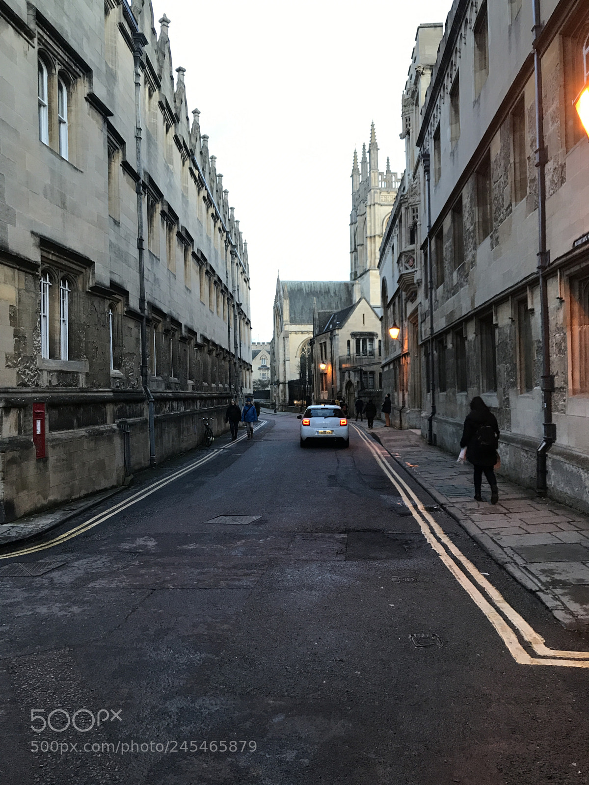 Apple iPhone 7 Plus sample photo. Side street in oxford photography