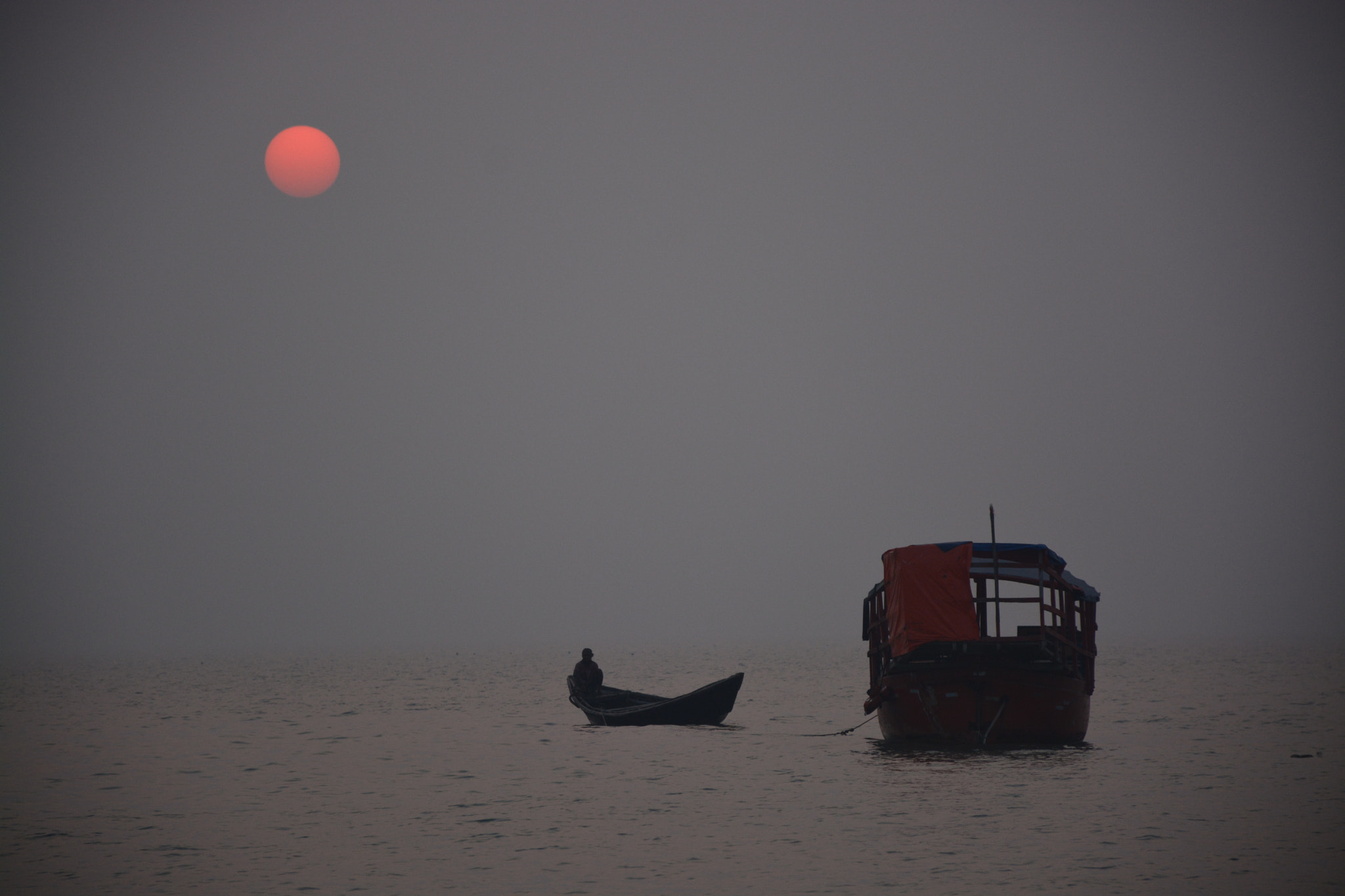 Nikon D5200 sample photo. In a sunset driving boats photography