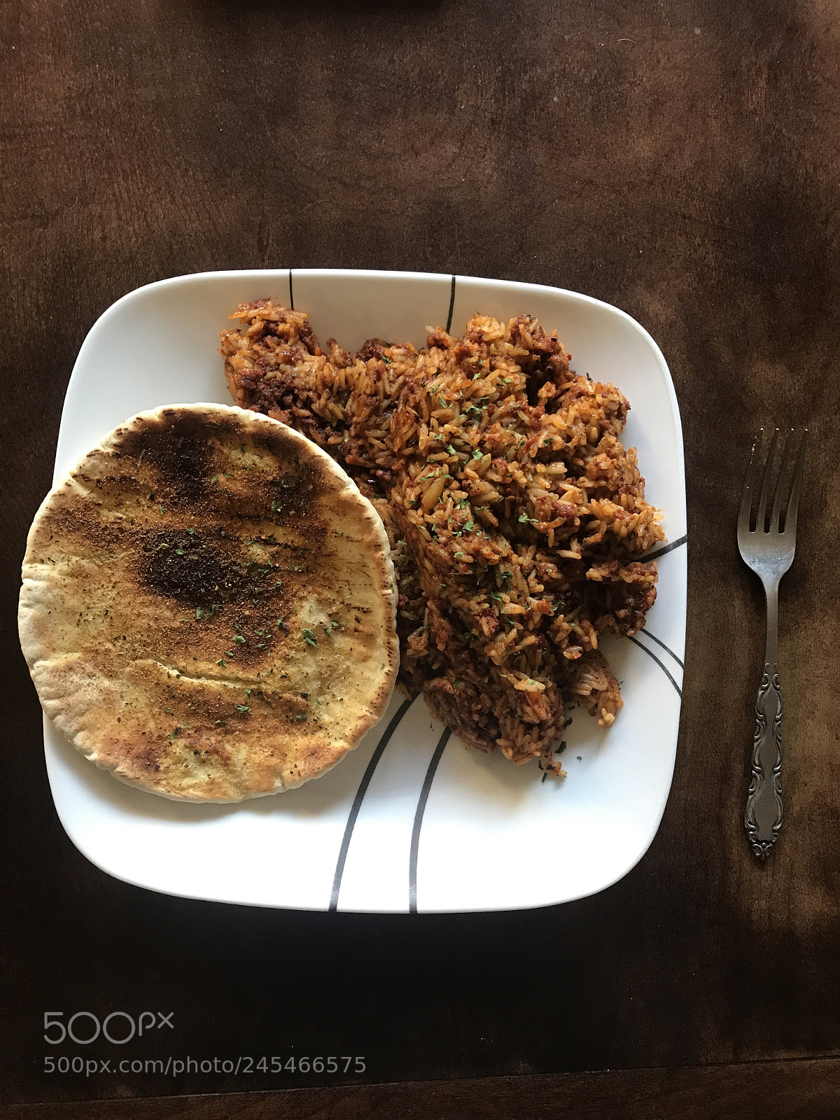 Apple iPhone 7 Plus sample photo. Spanish rice with garlic photography