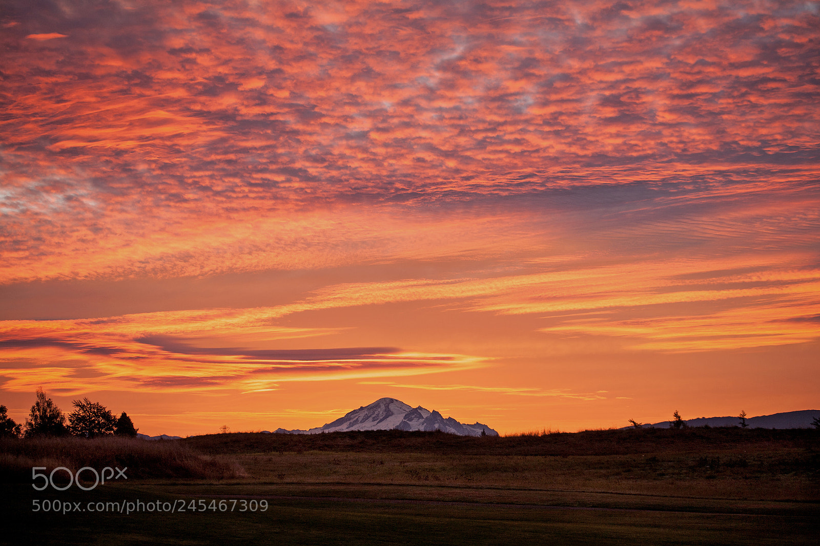 Canon EOS 5D sample photo. Mt baker sunrise photography