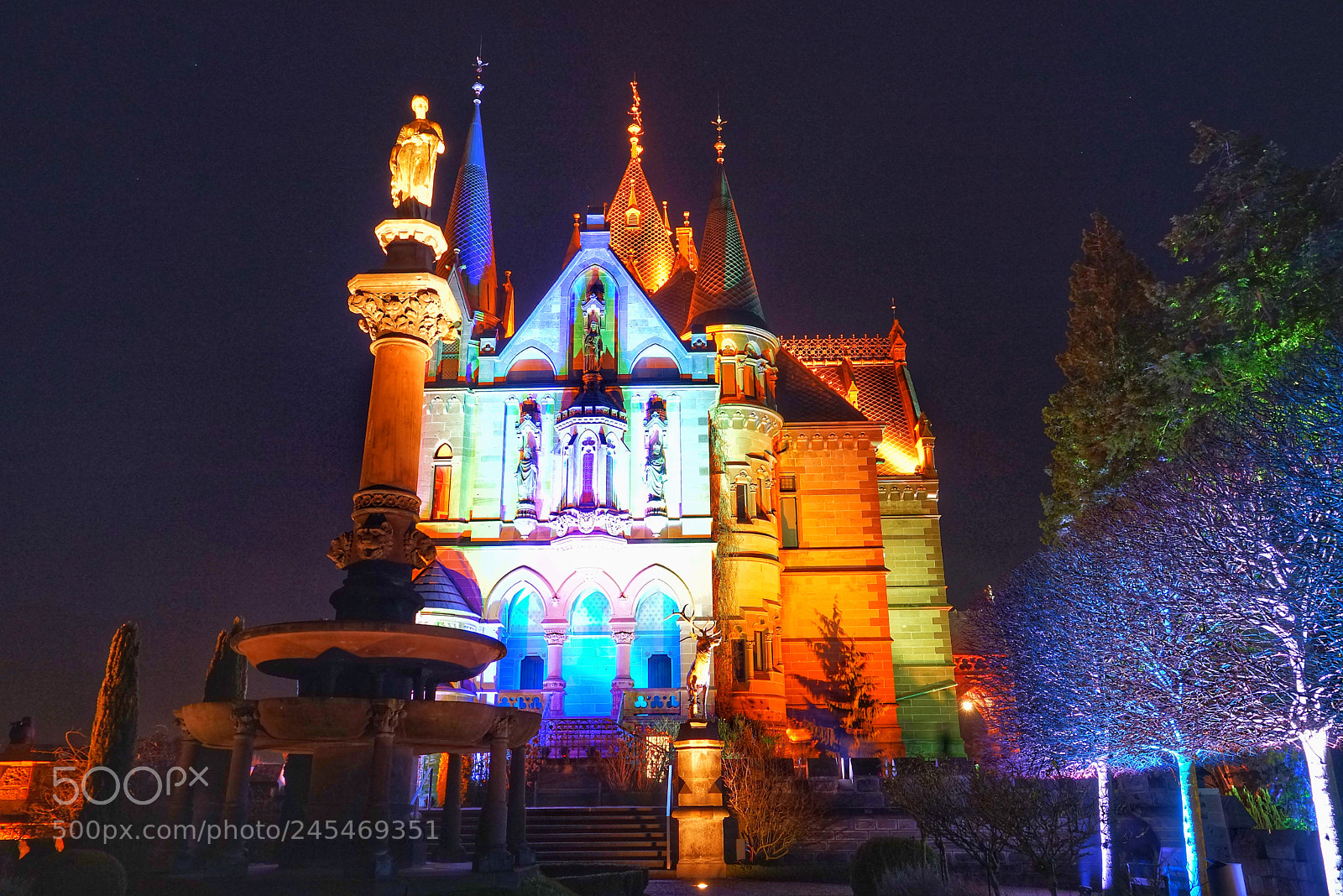 Sony a7R sample photo. Schlossleuchten drachenburg photography