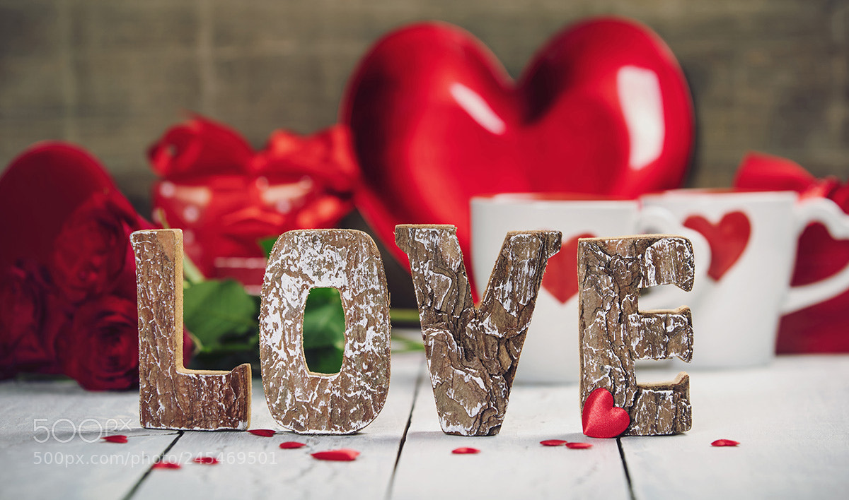 Canon EOS 5DS R sample photo. Valentine's day concept photography