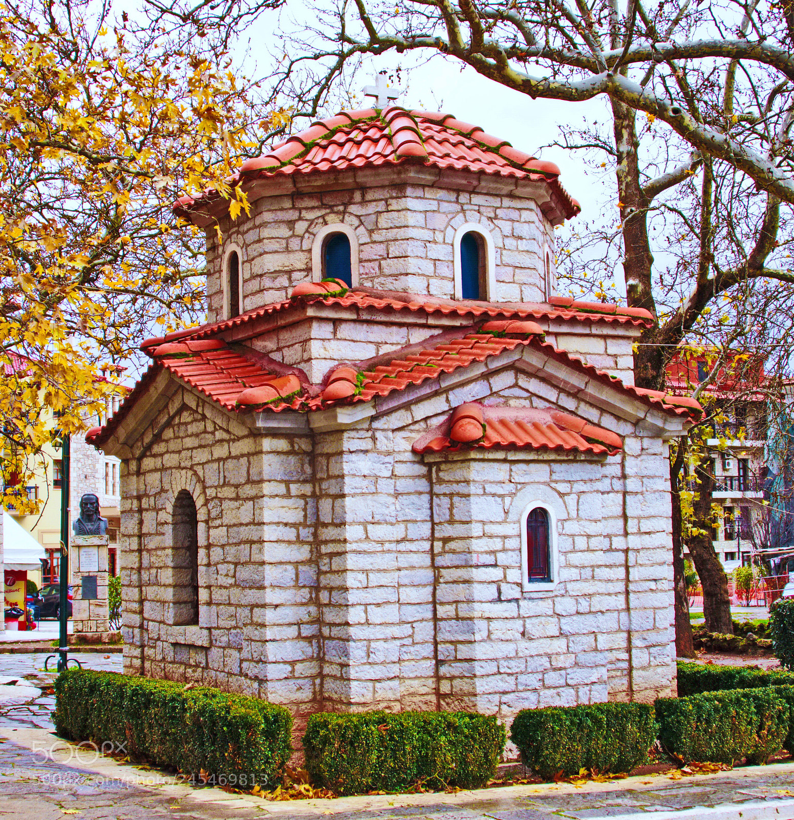 Nikon D800E sample photo. Church at kalavrita photography