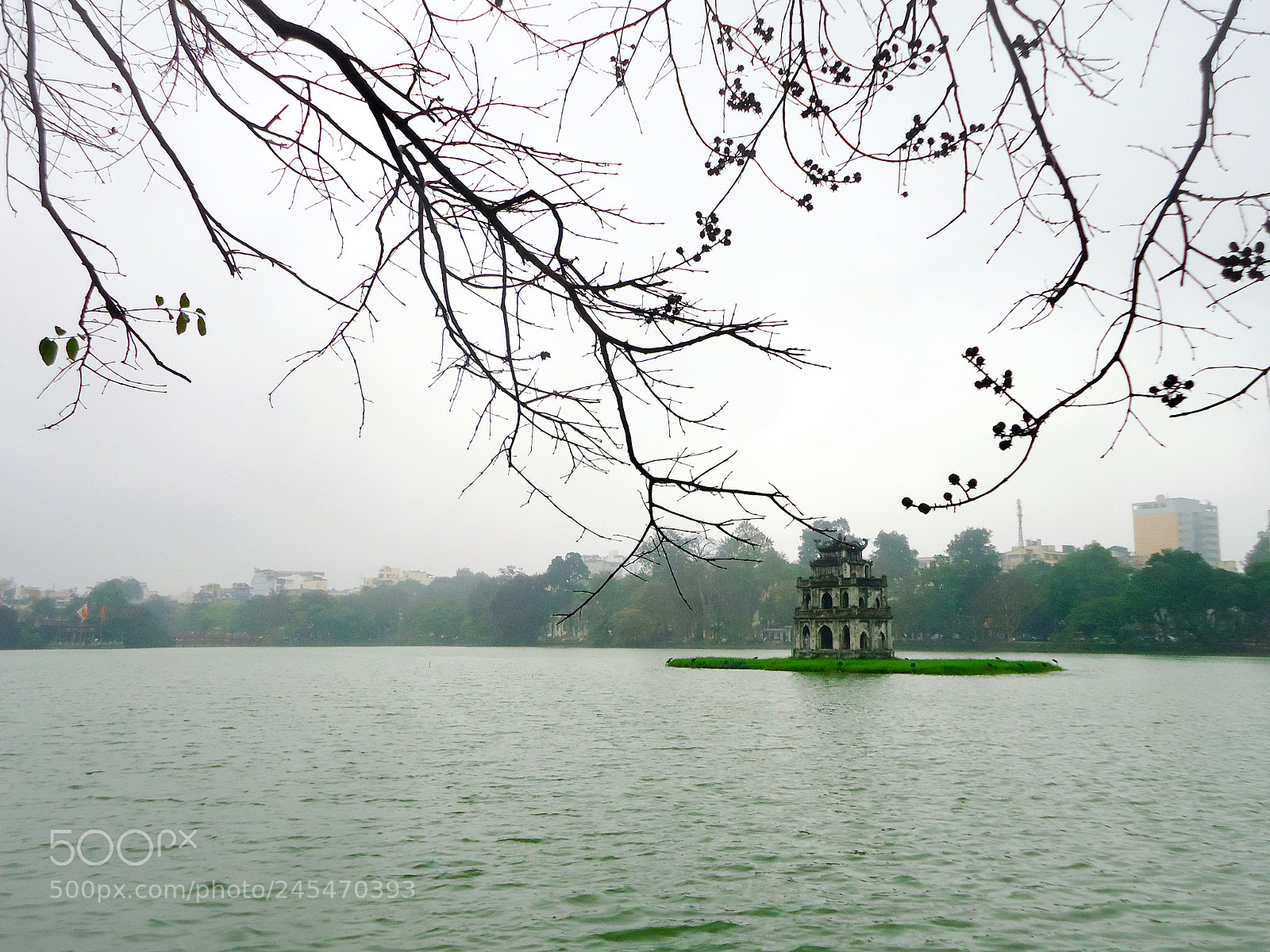 Sony Cyber-shot DSC-W610 sample photo. Hoan kiem lake photography