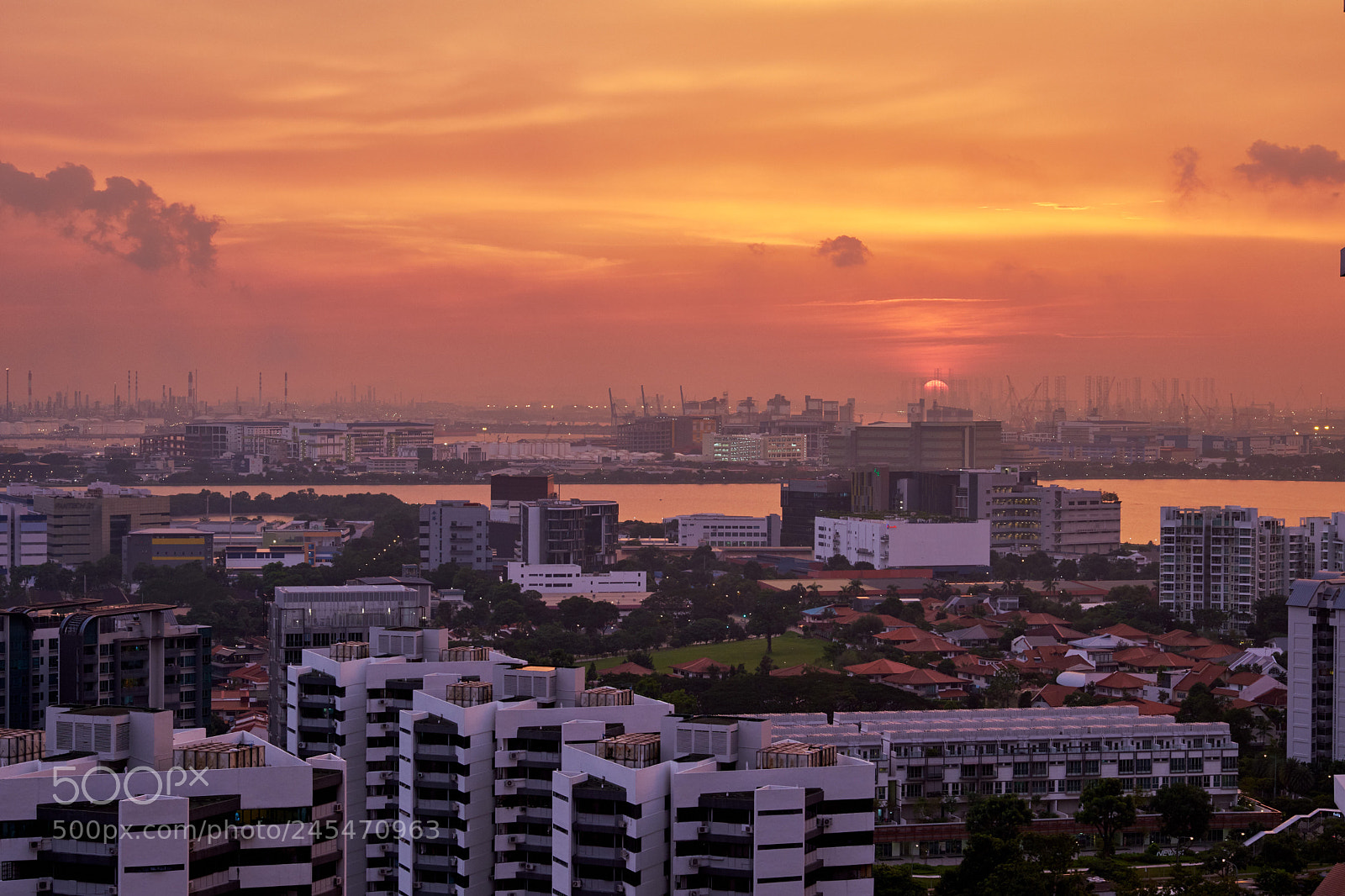 Fujifilm X-Pro2 sample photo. Sunset over pandan reservoir photography