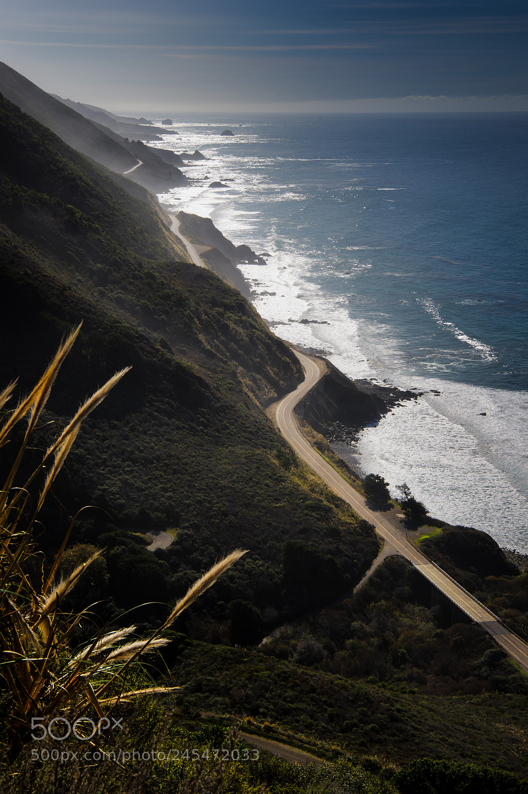 Nikon D3S sample photo. Cabrillo highway photography