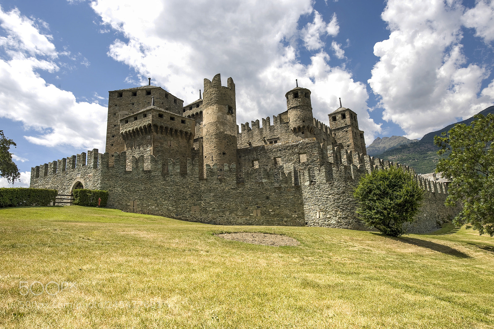 Nikon D700 sample photo. Castle of fenis photography