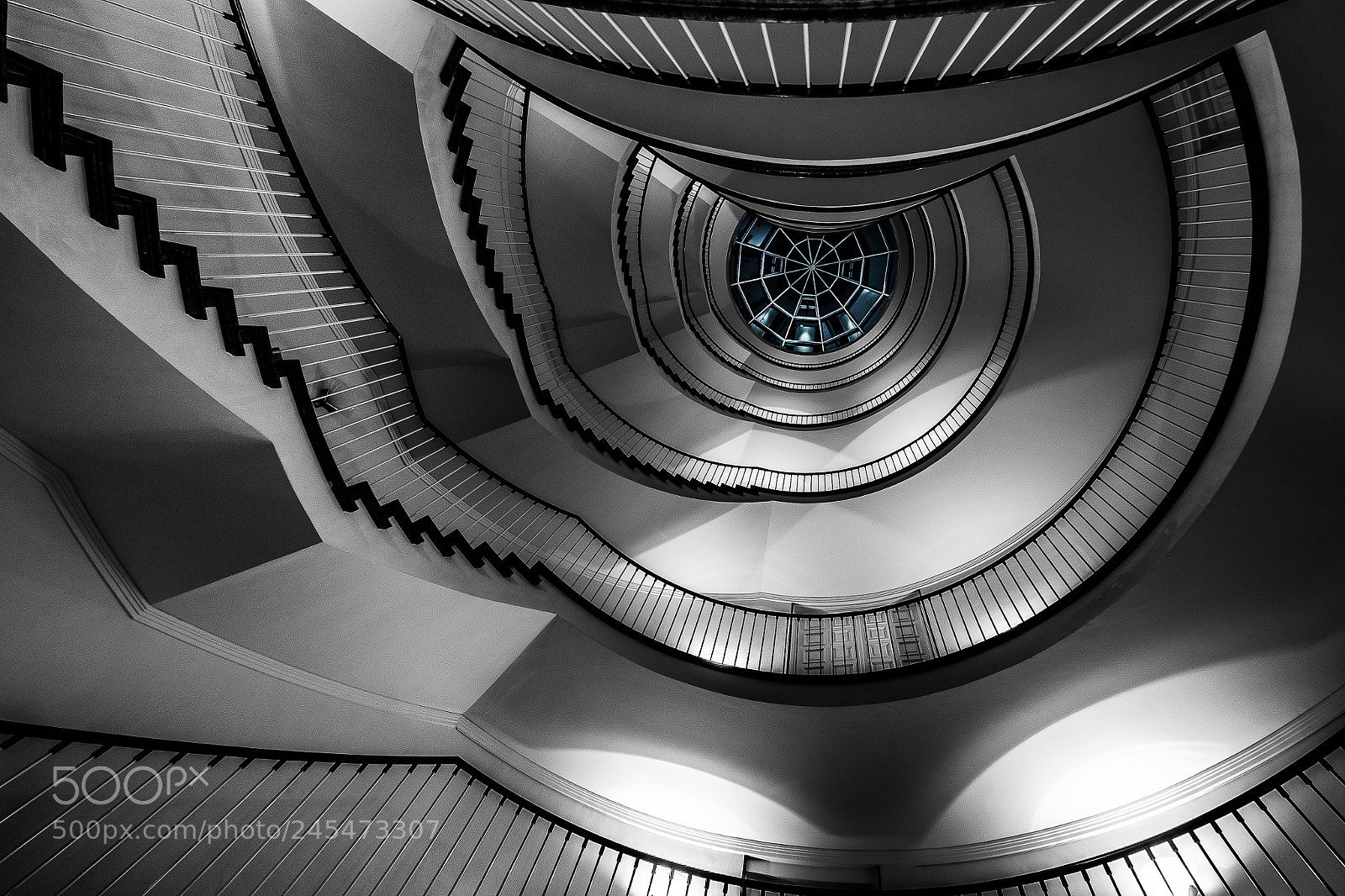 Fujifilm X-T1 sample photo. Munich stairway iv photography