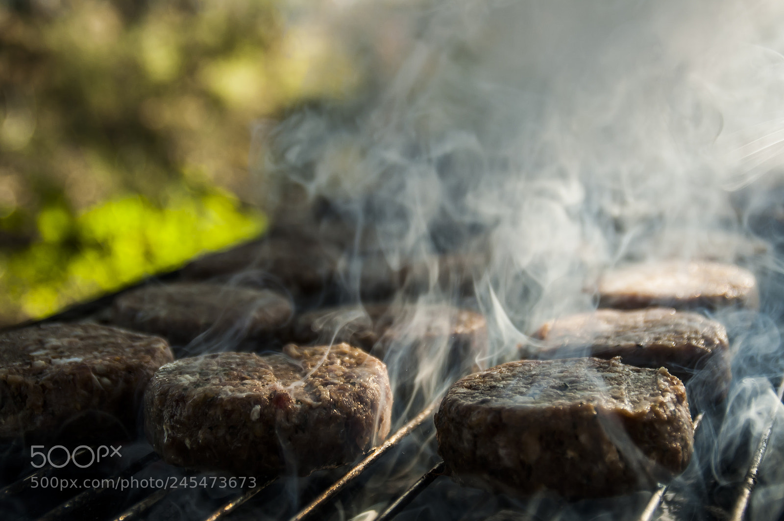 Nikon D50 sample photo. Smokey barbeque photography