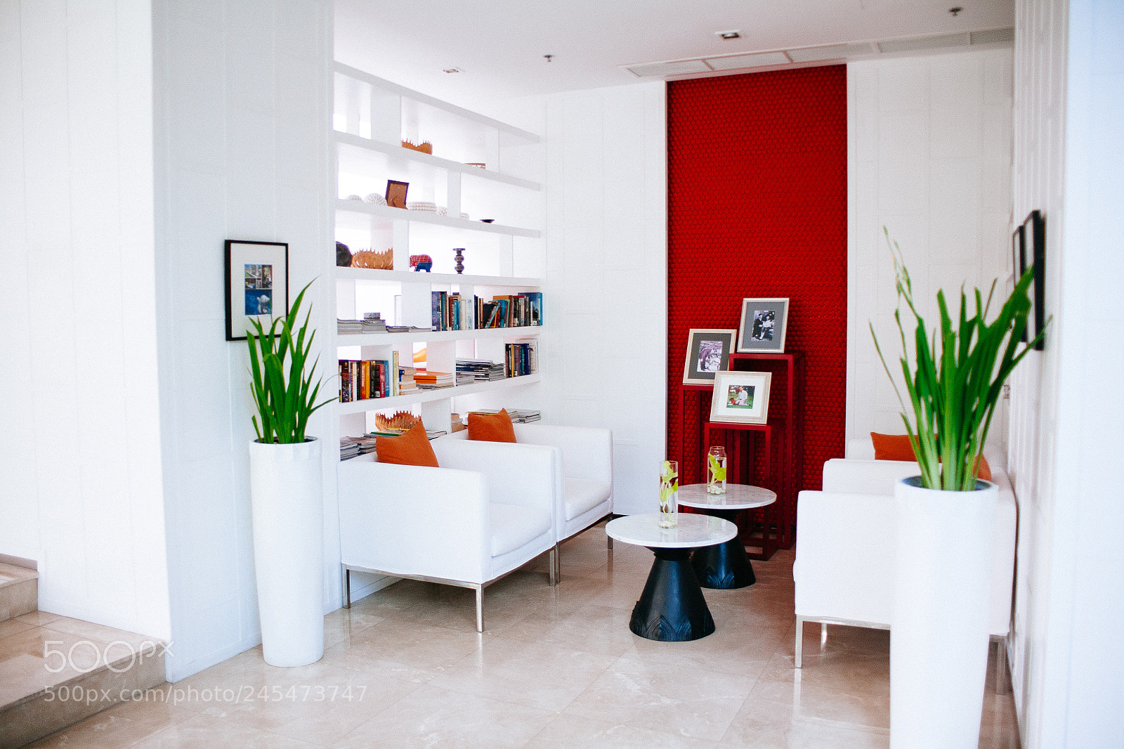 Canon EOS 5D sample photo. White & clean hotel lobby #7 photography