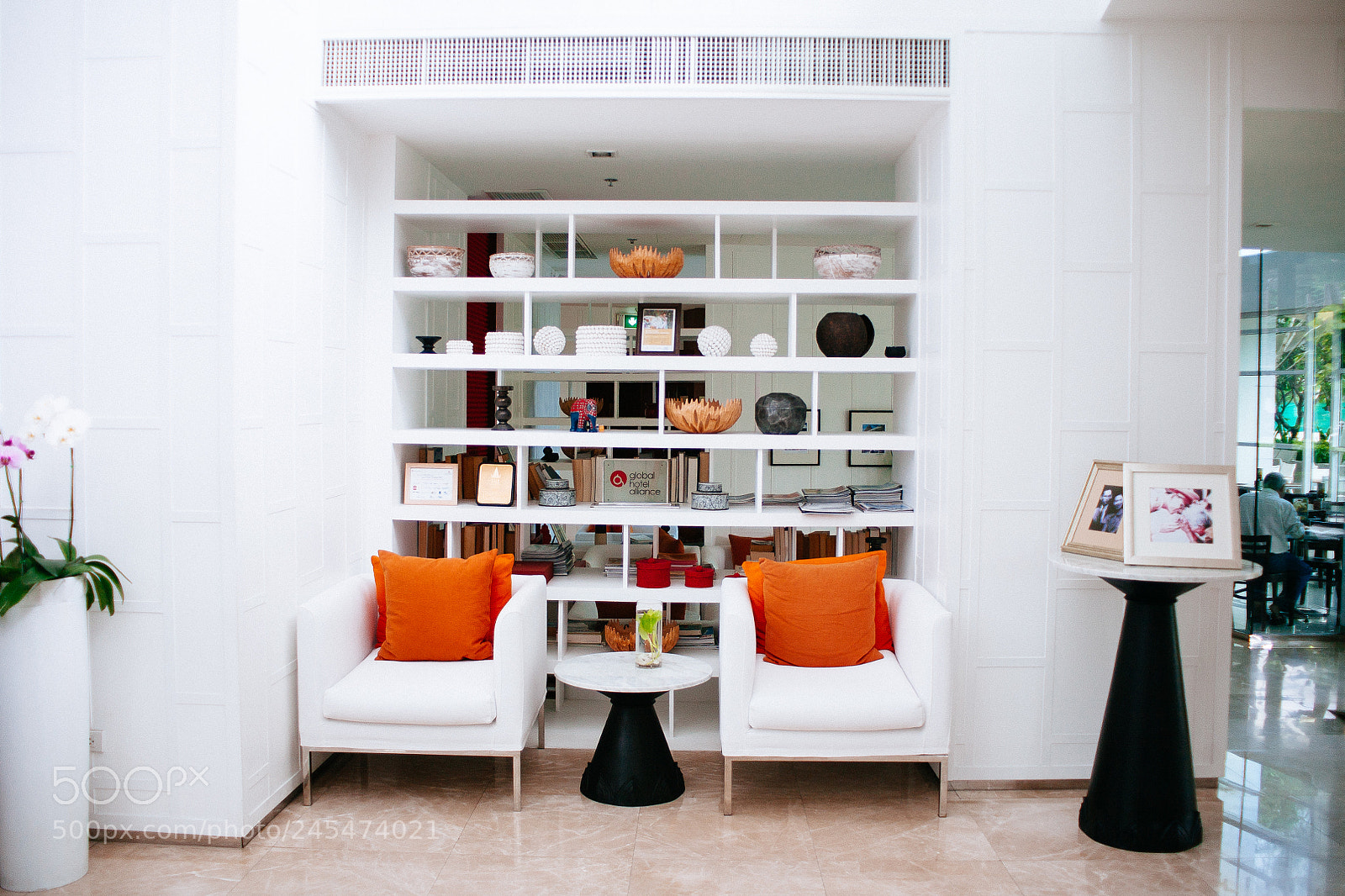 Canon EOS 5D sample photo. White & clean hotel lobby #11 photography