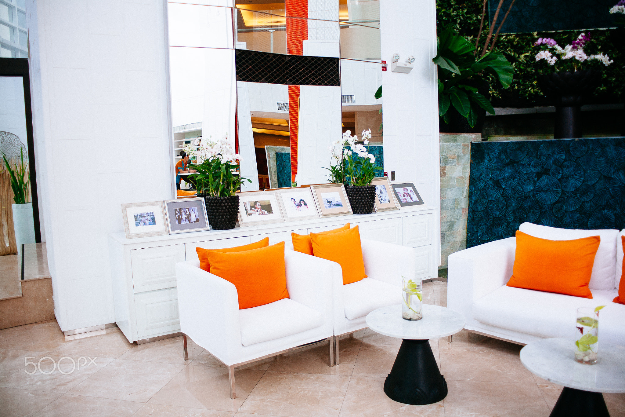 White & Clean Hotel Lobby #12