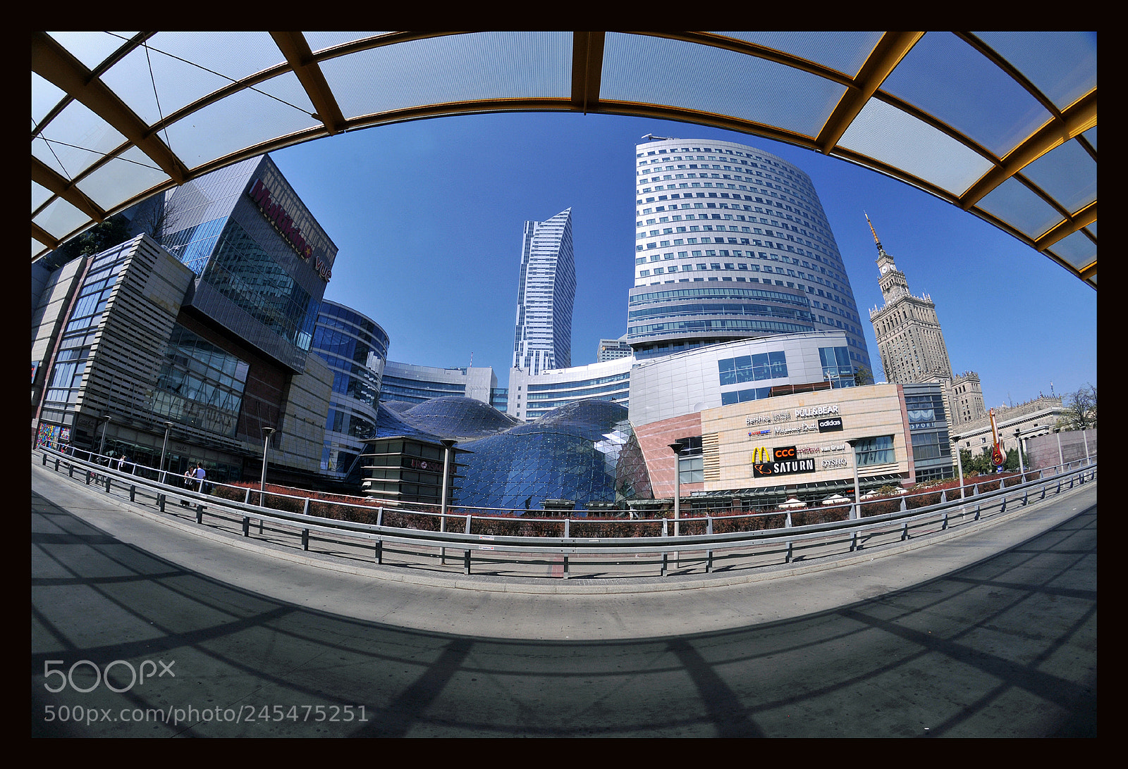 Nikon D300 sample photo. Golden terraces on warszawa photography