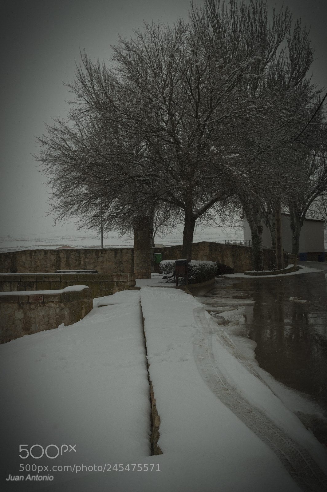Nikon D3200 sample photo. Nevando por mi pueblo. photography