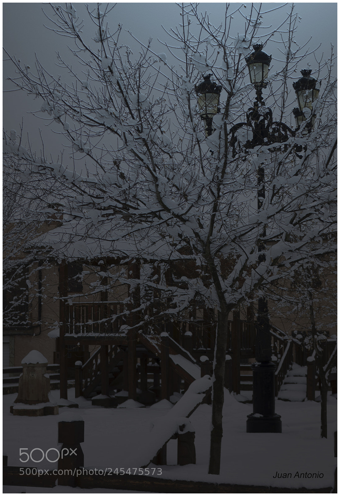 Nikon D3200 sample photo. Nevando por mi pueblo. photography