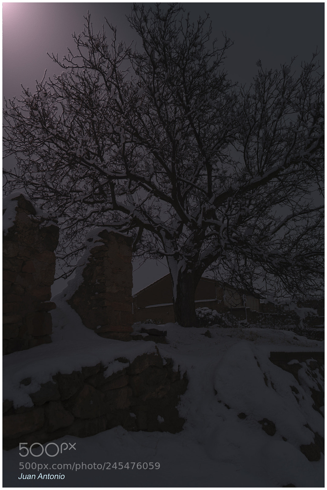 Nikon D3200 sample photo. Nevando por mi pueblo. photography