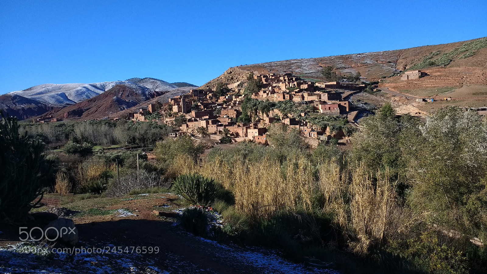 Motorola Moto G (4) sample photo. Morocco village photography