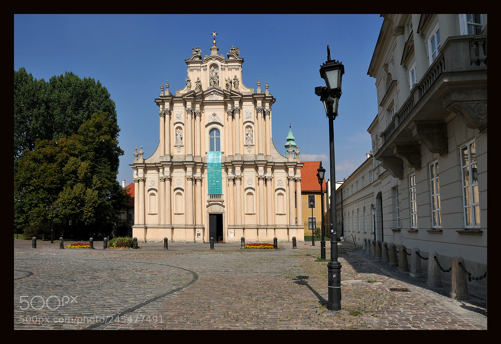Nikon D300 sample photo. Church in warszawa photography