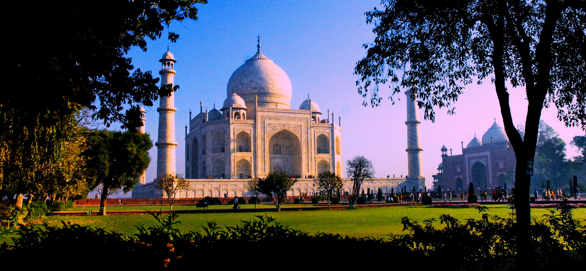 Nikon D200 sample photo. Taj mahal photography