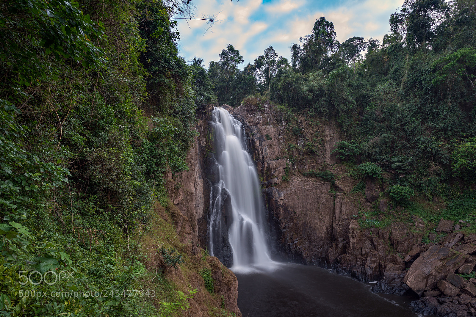 Sony a7R II sample photo. Waterfall hell photography