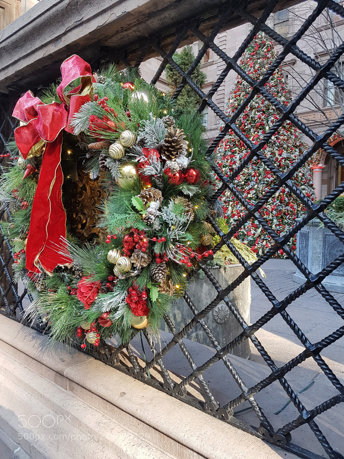 Samsung Galaxy S7 Edge sample photo. Christmas in new york photography