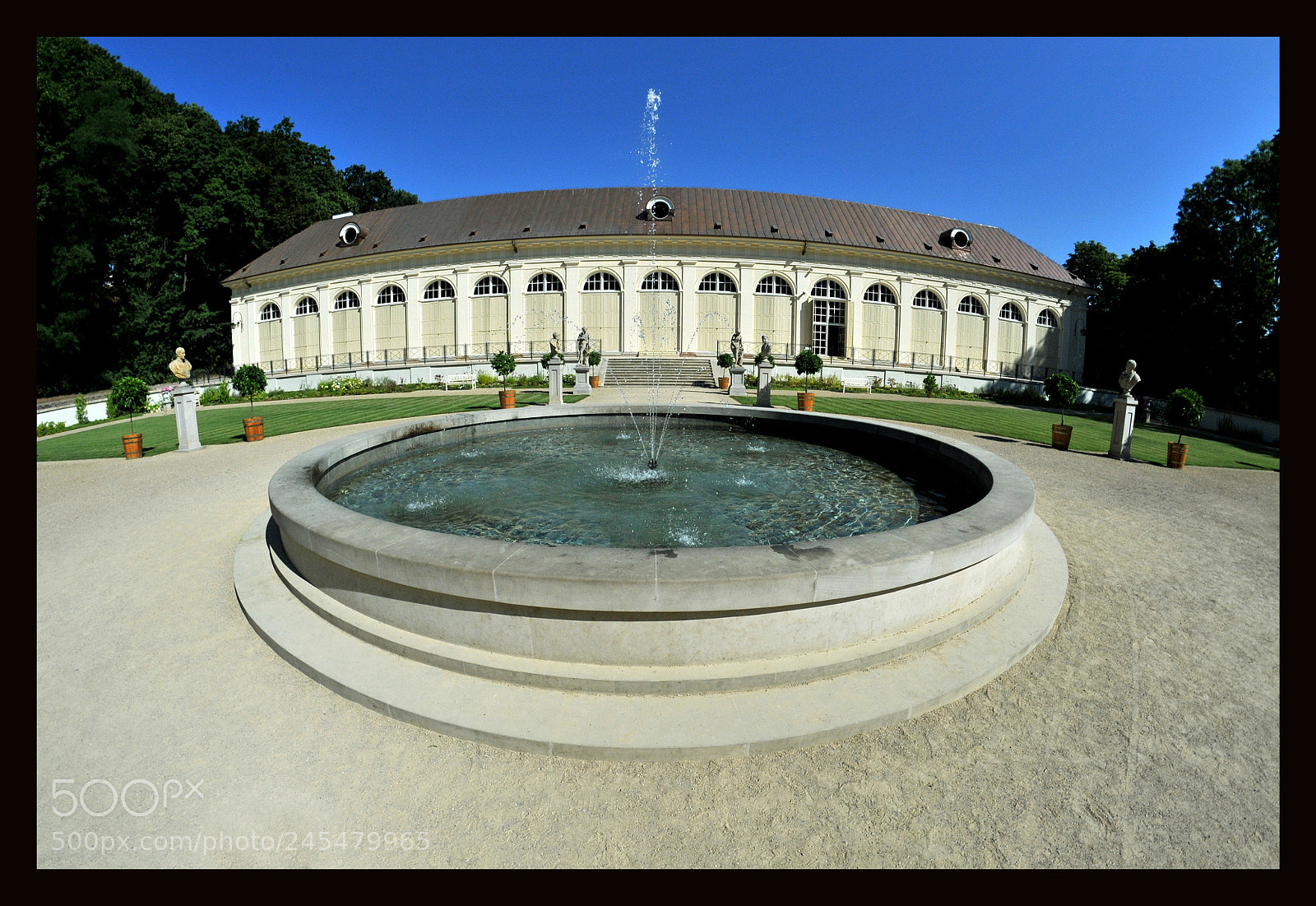 Nikon D300 sample photo. Old orangery in warszawa photography