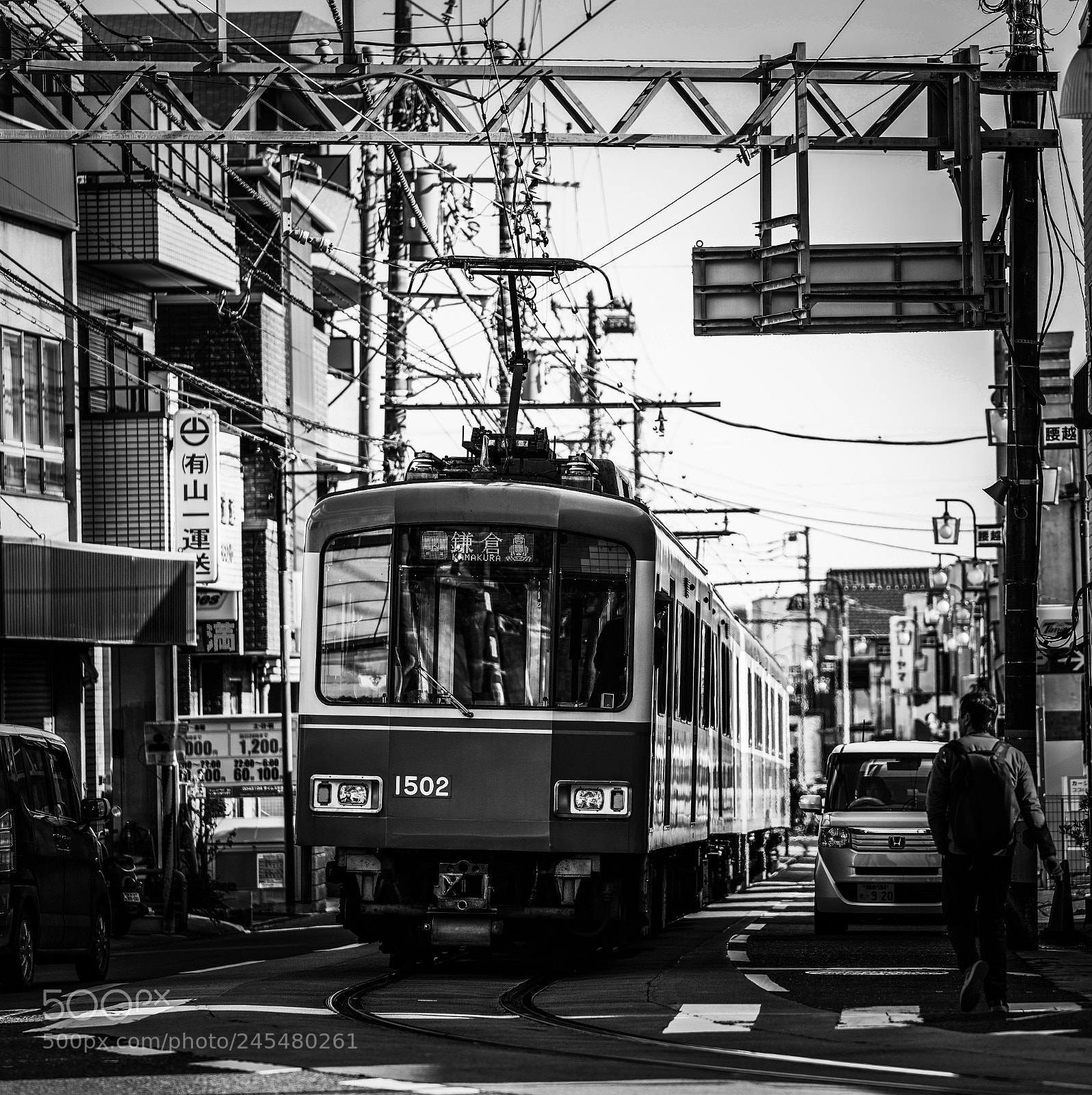 Sony a7R III sample photo. 江ノ電 鎌倉行き。 photography