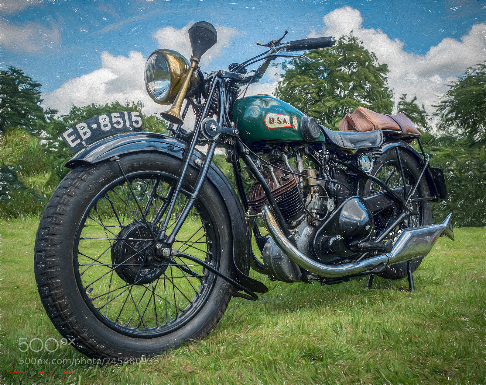 Olympus PEN-F sample photo. 1930 bsa s31 490cc photography