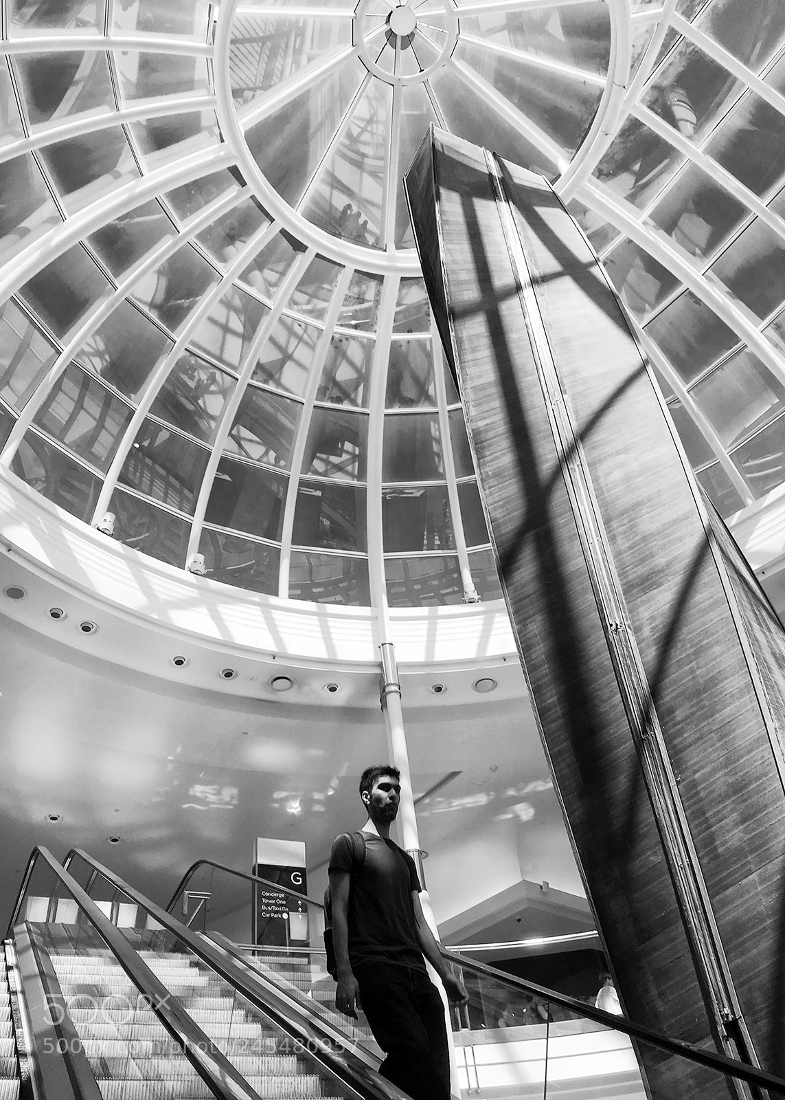 Apple iPhone 6s sample photo. Man in mall photography