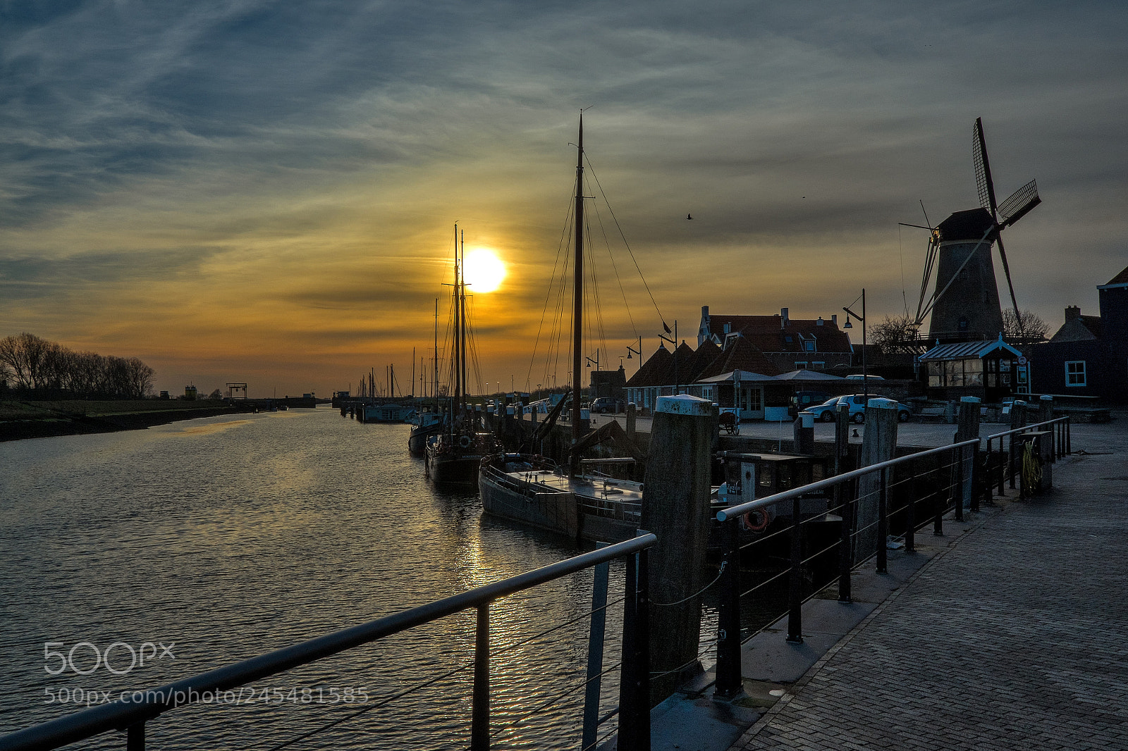 Fujifilm X-T1 sample photo. Sunset zierikzee photography
