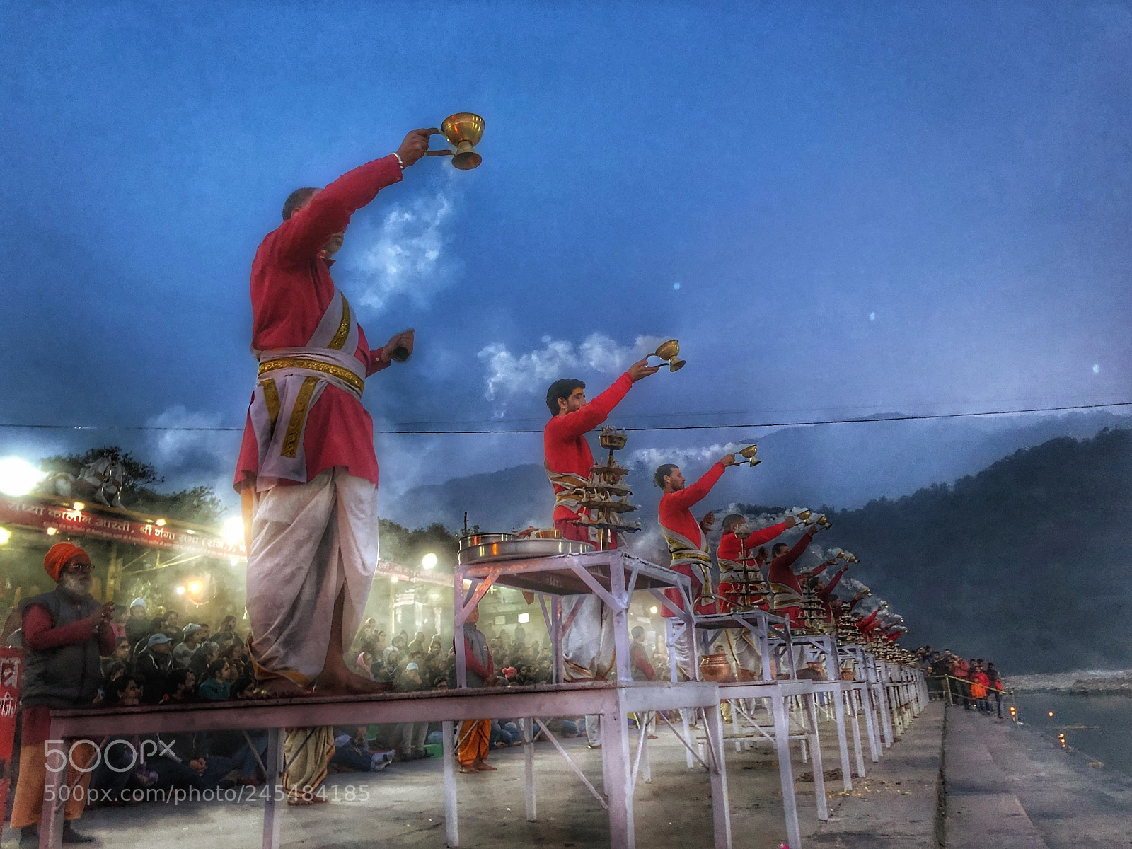 Apple iPhone X sample photo. Ganga aarti @rishikesh  photography