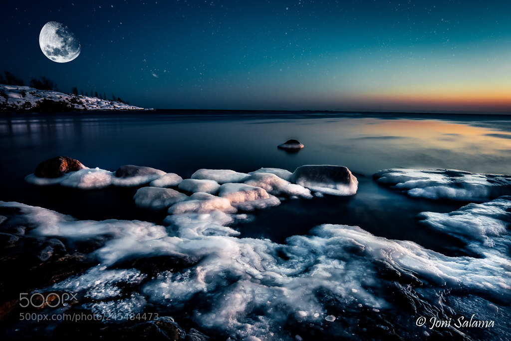Sony Alpha DSLR-A700 sample photo. Uunisaari night visions photography