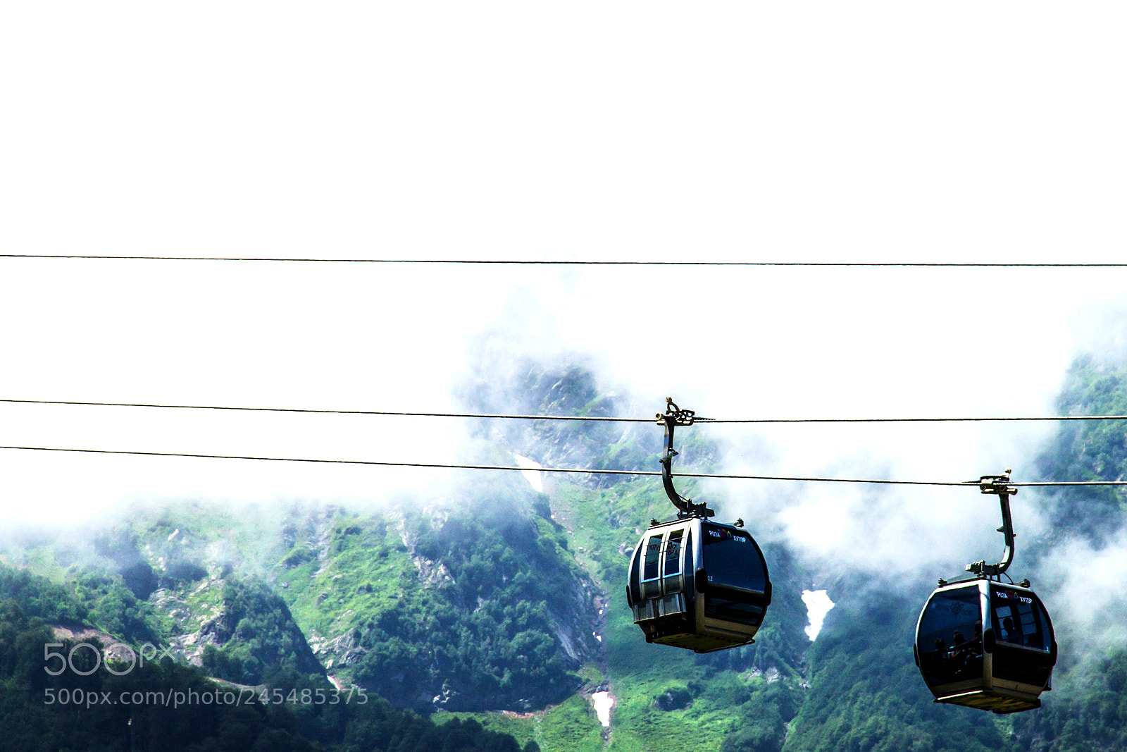 Canon EOS 1100D (EOS Rebel T3 / EOS Kiss X50) sample photo. Cableway. rosa kyutor, sochi photography
