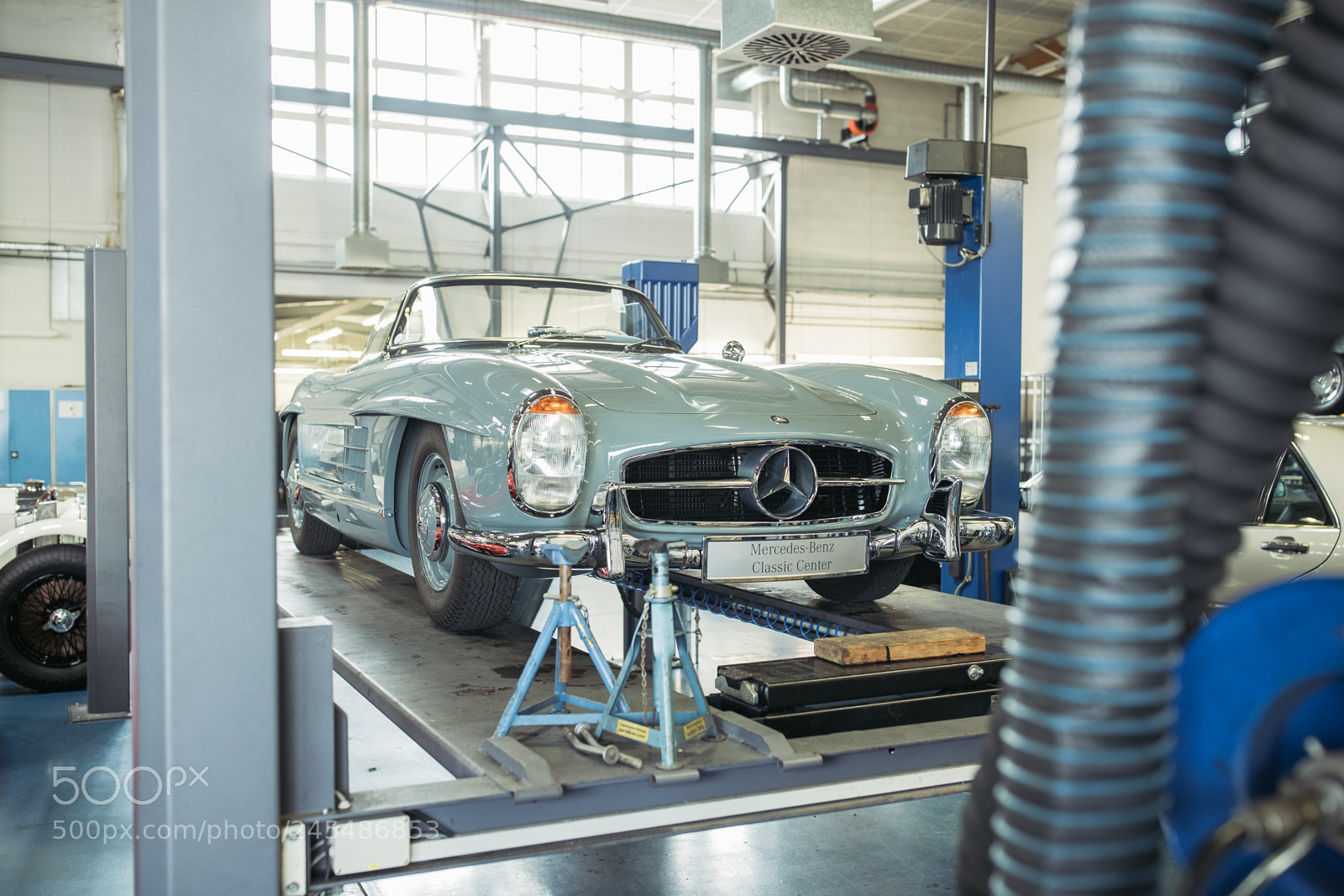 Canon EOS-1D X Mark II sample photo. Mercedes-benz 300sl roadster photography