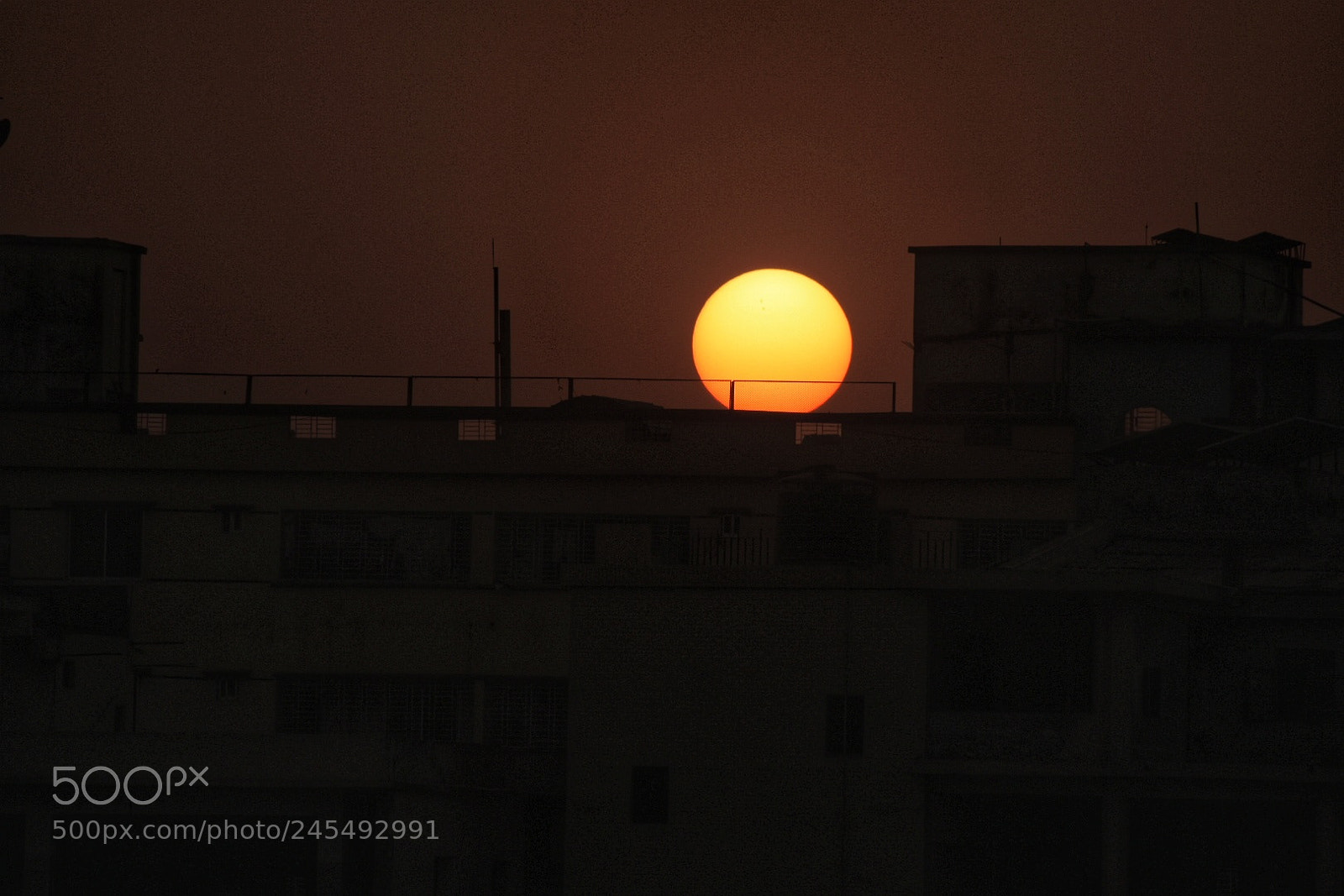 Nikon D5500 sample photo. Urban sunset photography