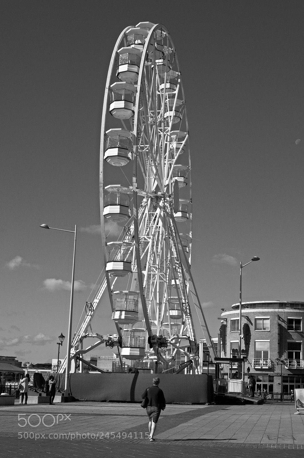 Nikon D2X sample photo. Ferris wheel photography