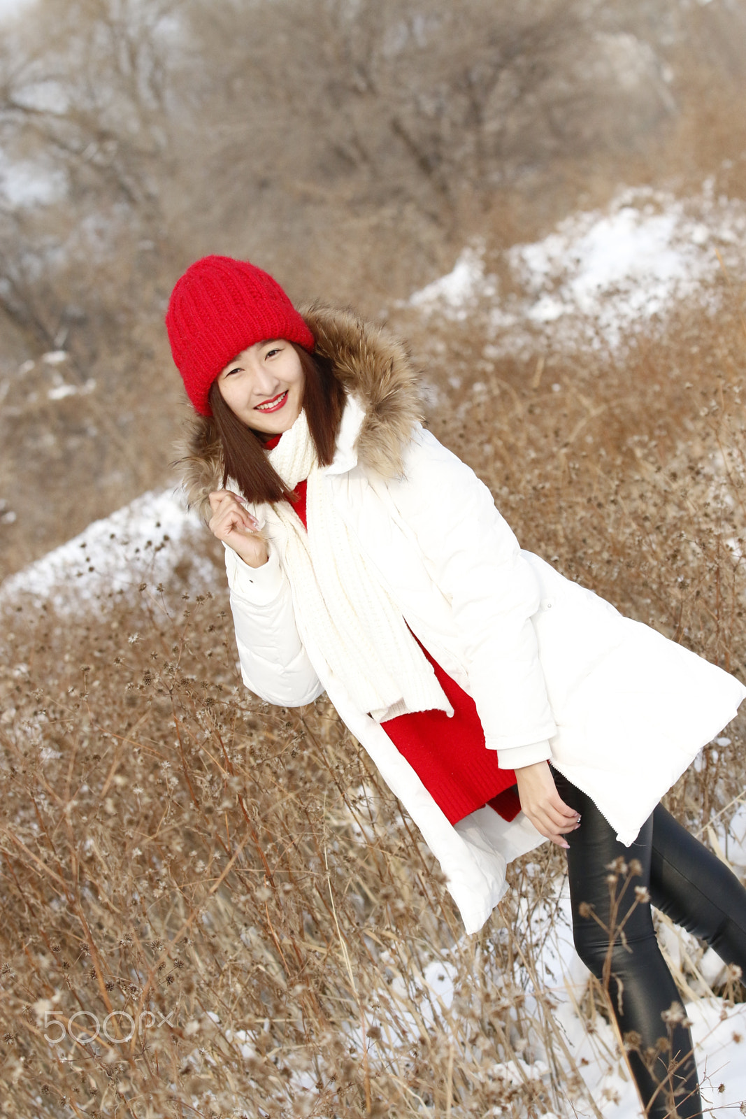 Canon EF 70-200mm F2.8L IS II USM sample photo. Full of joy in winter photography