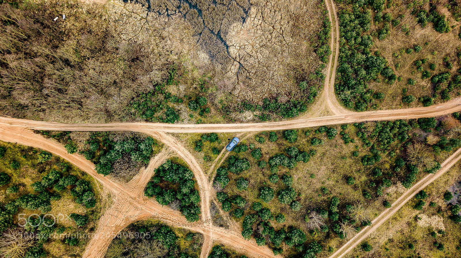 DJI FC220 sample photo. Roads from the air photography